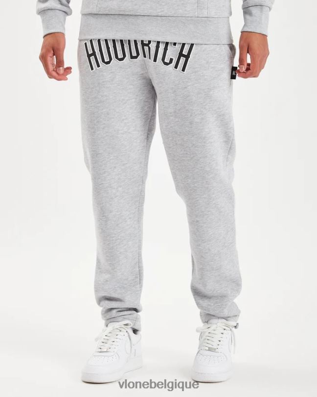 être Vlone Hommes og essence - pantalon de jogging gris chiné/blanc/noir 6V4D375 bas