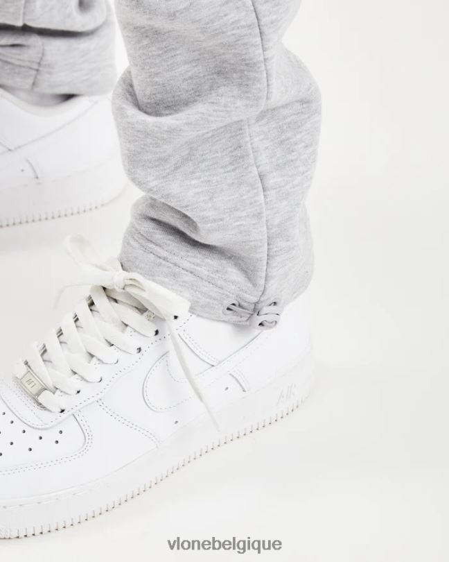 être Vlone Hommes og essence - pantalon de jogging gris chiné/blanc/noir 6V4D375 bas