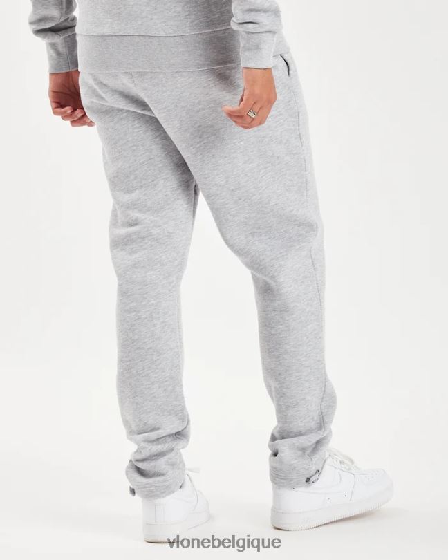être Vlone Hommes og essence - pantalon de jogging gris chiné/blanc/noir 6V4D375 bas