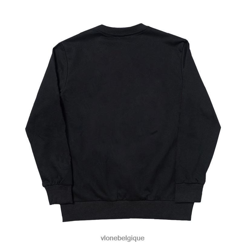 être Vlone Hommes mari cadavre tu me manques ! sweat col rond noir 6V4D380 haut
