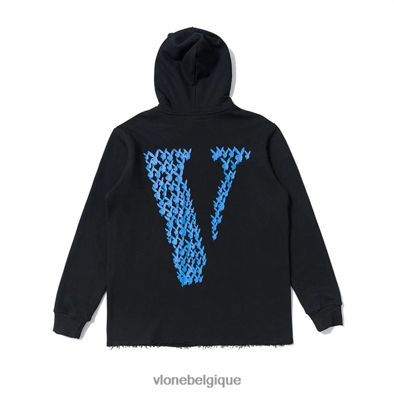 être Vlone Hommes Playboy Bunny Face V Sweat à capuche 6V4D76 haut