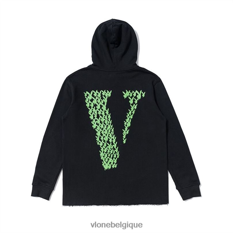 être Vlone Hommes Playboy Bunny Face V Sweat à capuche 6V4D76 haut
