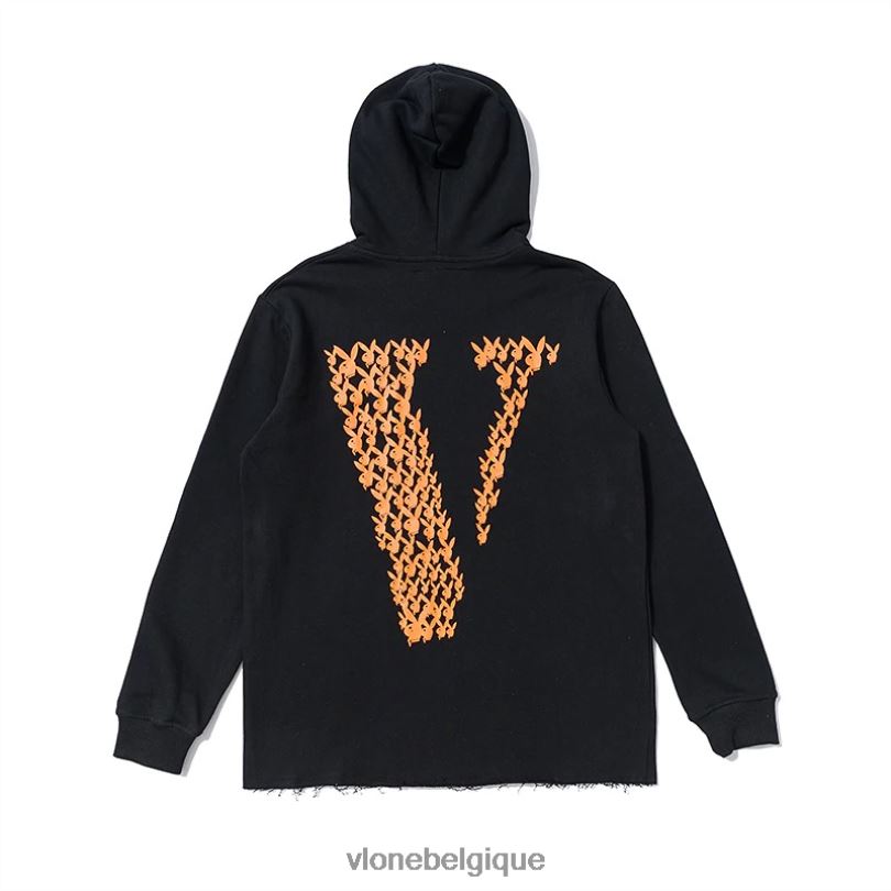 être Vlone Hommes Playboy Bunny Face V Sweat à capuche 6V4D76 haut