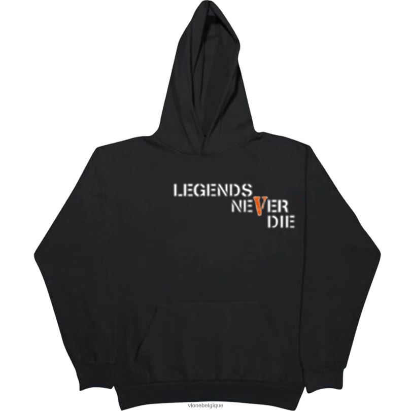 être Vlone Hommes juice wrld sweat à capuche papillon noir 6V4D20 haut