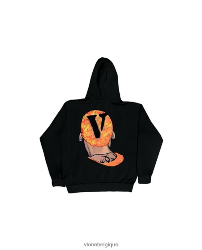 être Vlone Hommes sweat à capuche aérographe rodman noir 6V4D89 haut