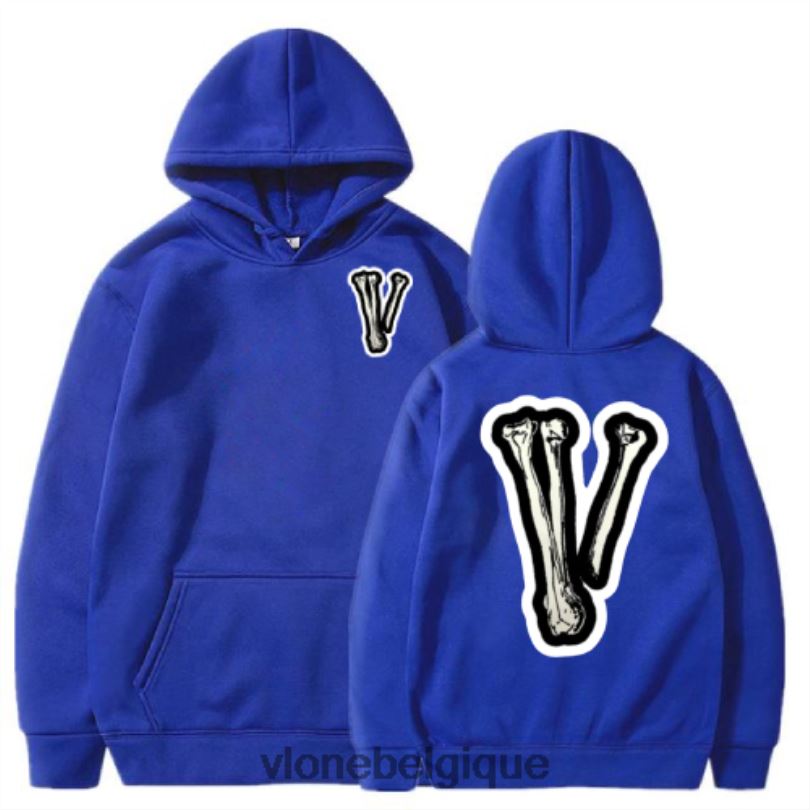 être Vlone Hommes sweat à capuche os v crâne 6V4D94 haut