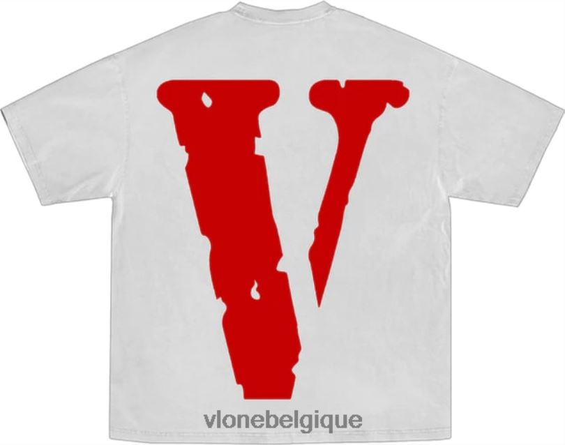 être Vlone Hommes T-shirt blanc pour enfant de Youngboy NBA Reaper 6V4D237 haut