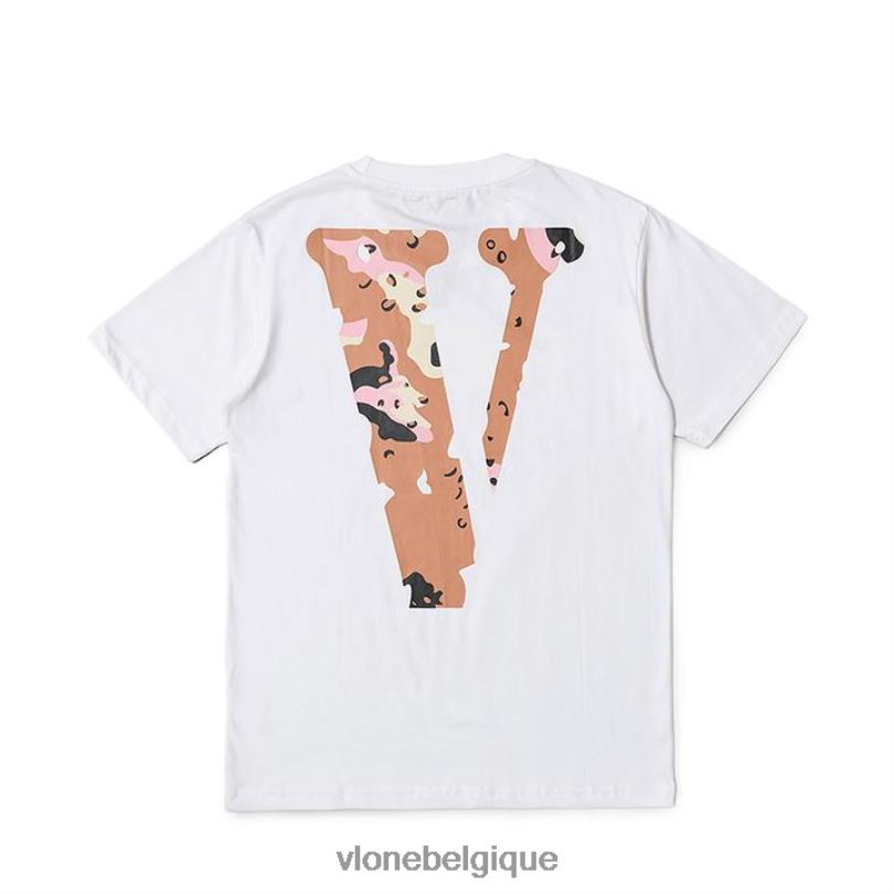 être Vlone Hommes T-shirt exclusif Friends Desert Camo 6V4D255 haut
