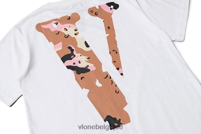 être Vlone Hommes T-shirt exclusif Friends Desert Camo 6V4D255 haut