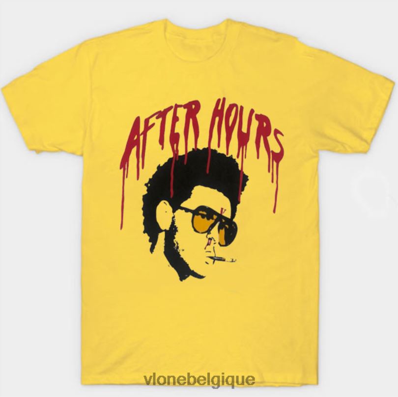 être Vlone Hommes après les heures d'ouverture, je t-shirt afro 6V4D332 haut