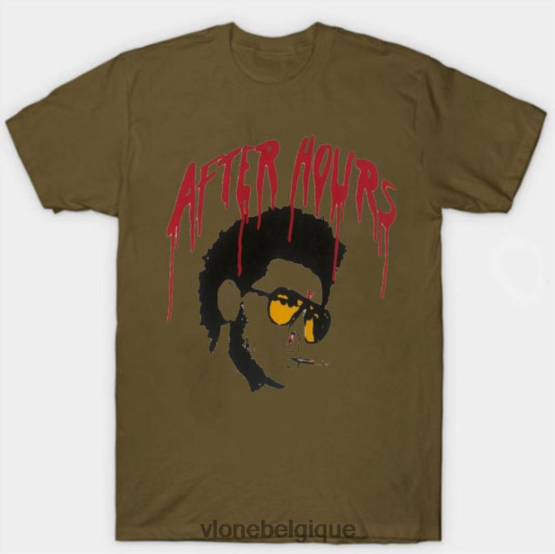 être Vlone Hommes après les heures d'ouverture, je t-shirt afro 6V4D332 haut