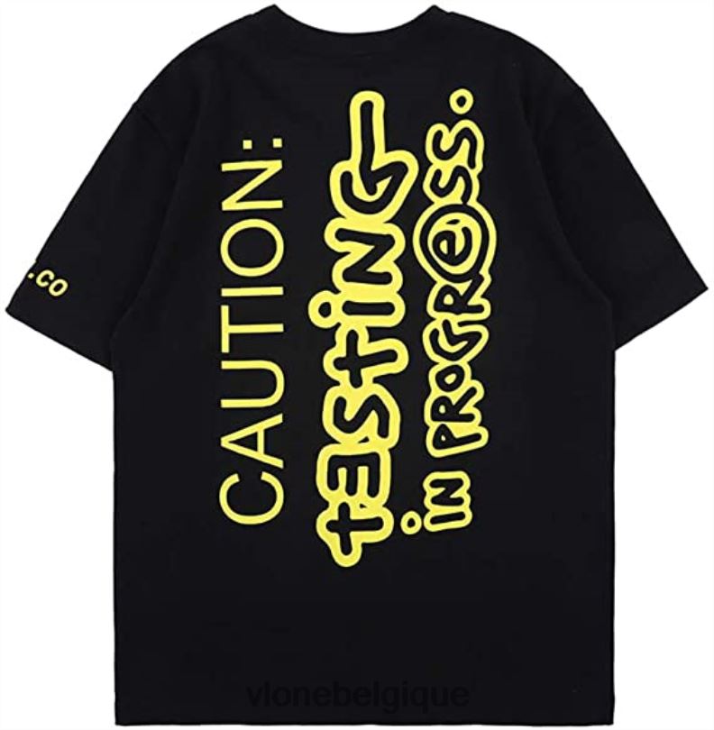 être Vlone Hommes dès que possible tester le t-shirt du rappeur hip hop 6V4D287 haut