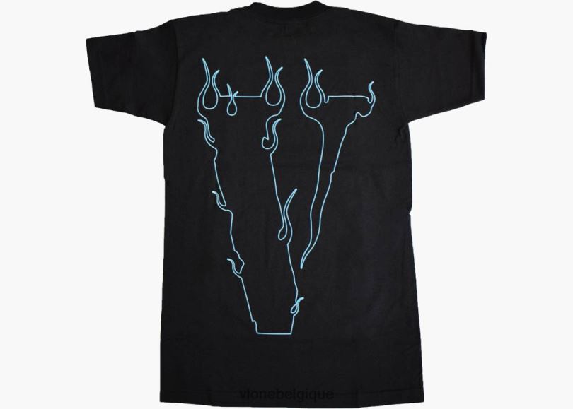 être Vlone Hommes interscope records t-shirt noir f&f 6V4D217 haut
