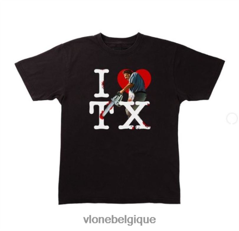 être Vlone Hommes j'aime le t-shirt du Texas 6V4D262 haut