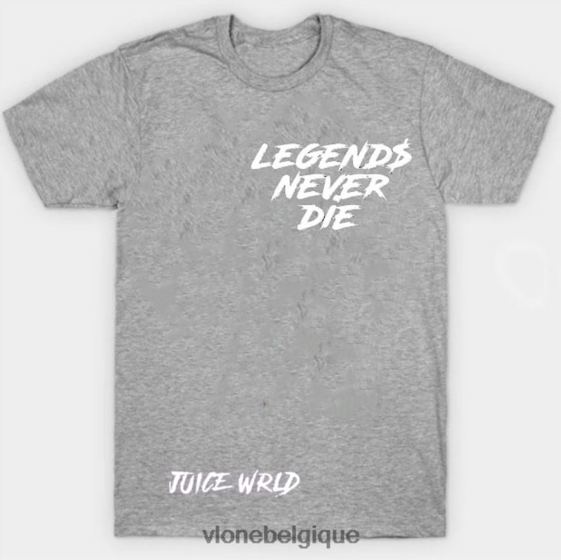 être Vlone Hommes juice wrld inferno tee jaune pour adultes 6V4D150 haut