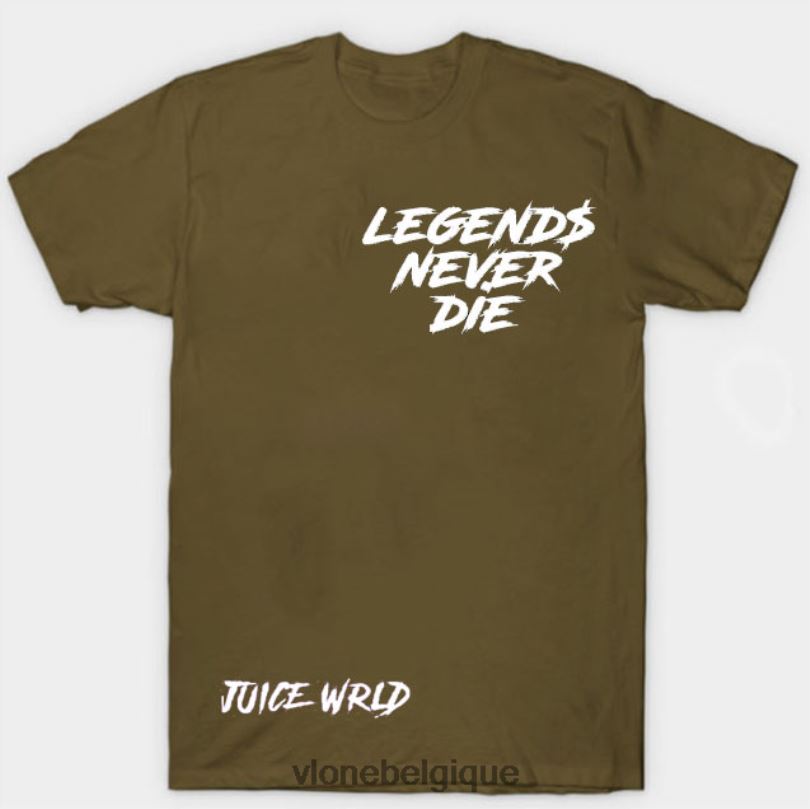 être Vlone Hommes juice wrld inferno tee jaune pour adultes 6V4D150 haut