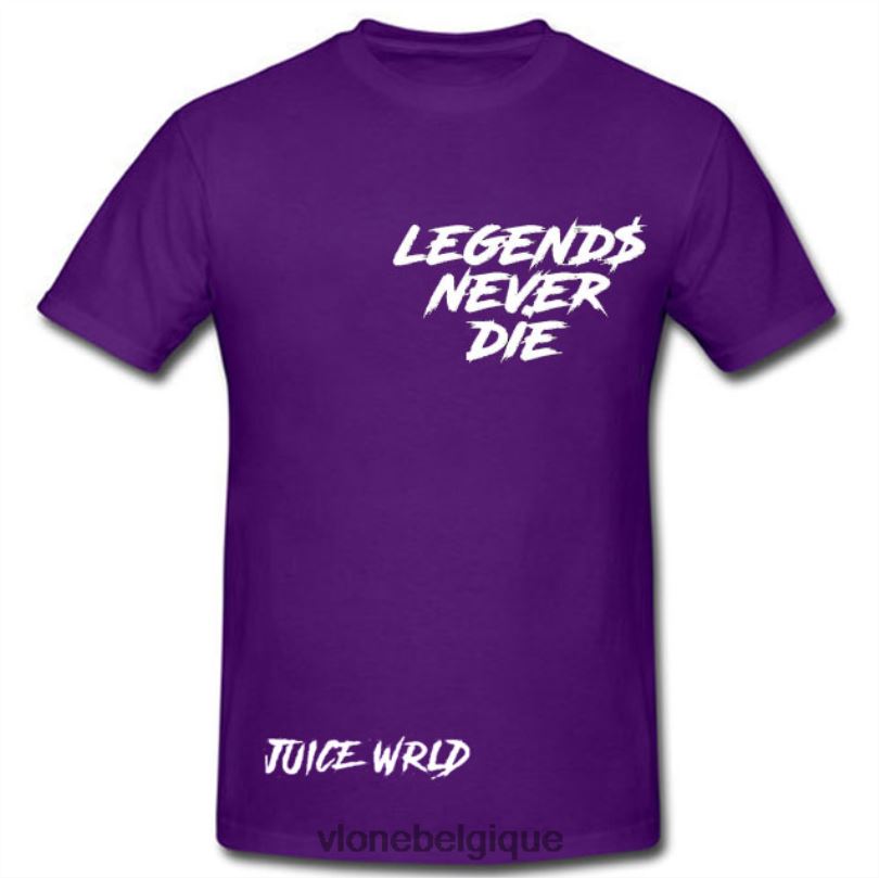 être Vlone Hommes juice wrld inferno tee jaune pour adultes 6V4D150 haut