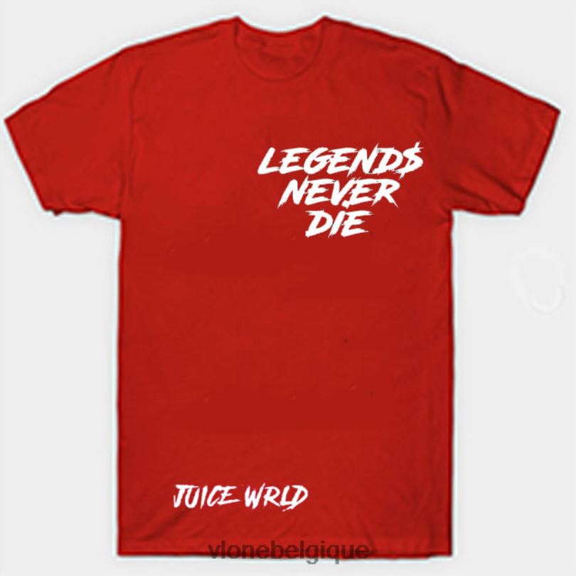 être Vlone Hommes juice wrld inferno tee jaune pour adultes 6V4D150 haut