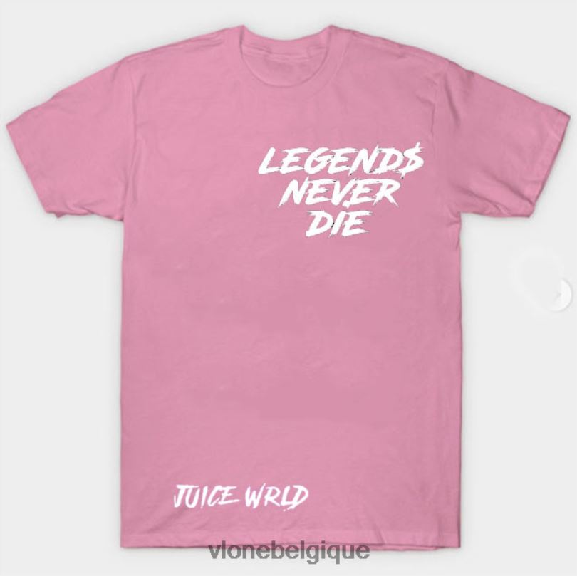 être Vlone Hommes juice wrld inferno tee jaune pour adultes 6V4D150 haut