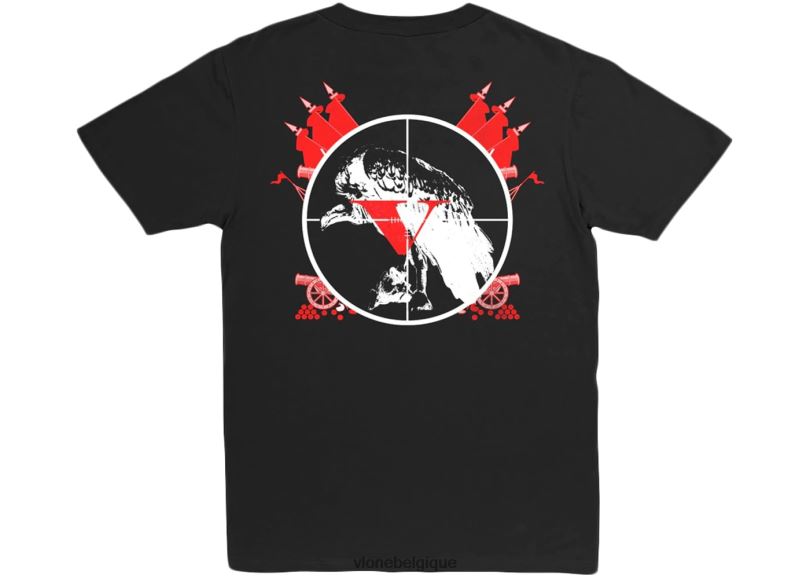 être Vlone Hommes kodak noir 47 t-shirt noir 6V4D197 haut