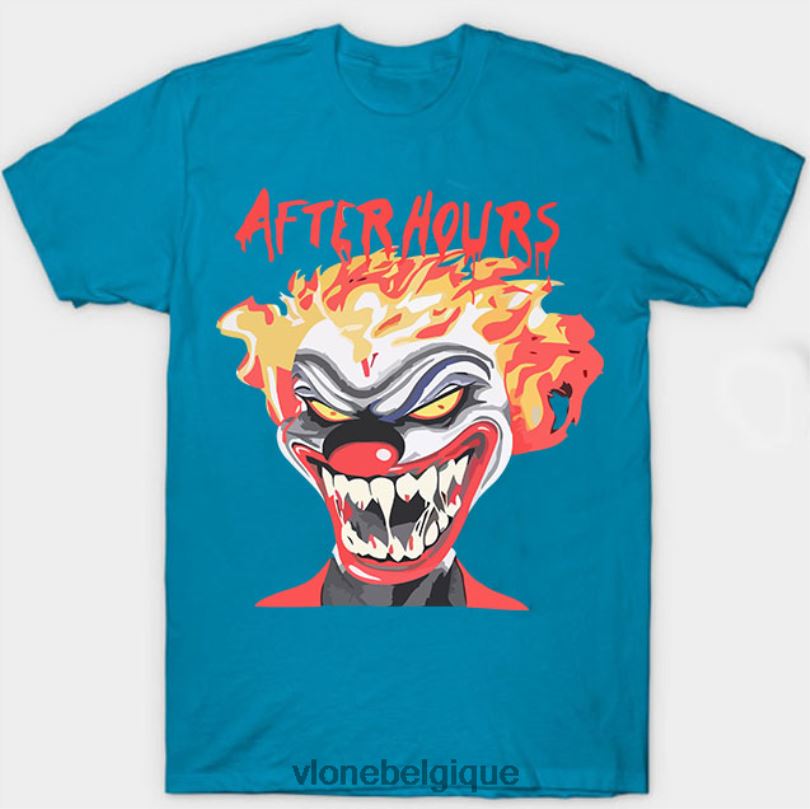 être Vlone Hommes le week-end après les heures d'ouverture, si je suis un drôle de tee-shirt de clown 6V4D331 haut