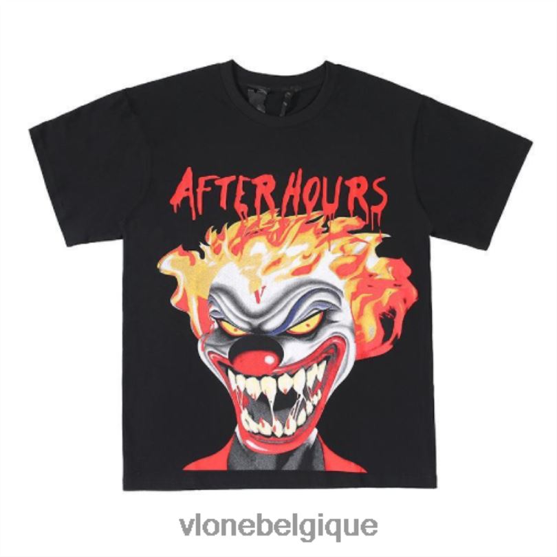 être Vlone Hommes le week-end après les heures d'ouverture, si je suis un drôle de tee-shirt de clown 6V4D331 haut