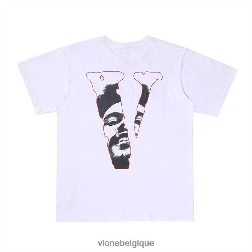 être Vlone Hommes le week-end après les heures d'ouverture, t-shirt goutte de sang 6V4D312 haut