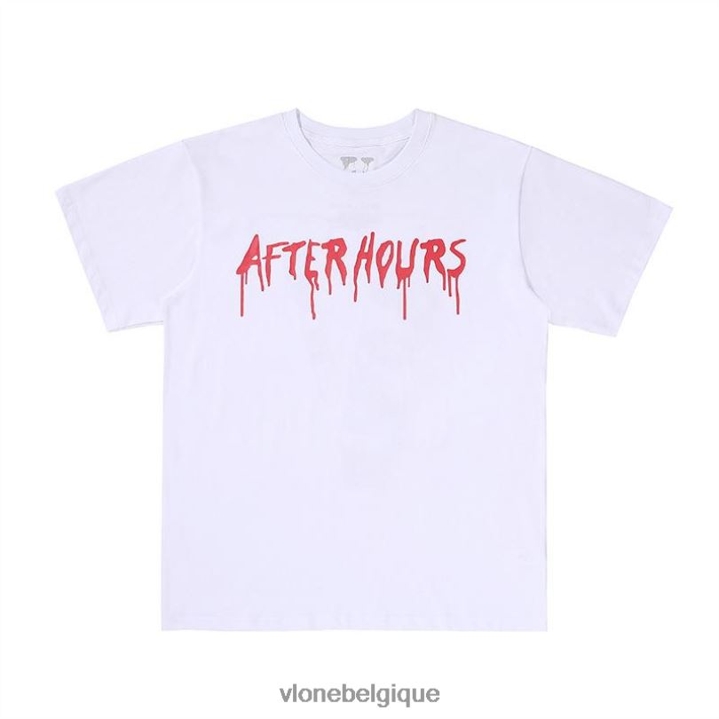 être Vlone Hommes le week-end après les heures d'ouverture, t-shirt goutte à goutte acide 6V4D333 haut