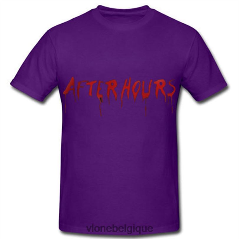 être Vlone Hommes le week-end après les heures d'ouverture, t-shirt goutte à goutte acide 6V4D333 haut