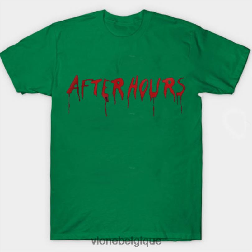 être Vlone Hommes le week-end après les heures d'ouverture, t-shirt goutte à goutte acide 6V4D333 haut