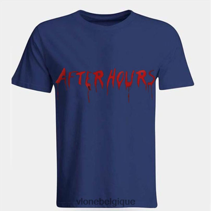 être Vlone Hommes le week-end après les heures d'ouverture, t-shirt goutte à goutte acide 6V4D333 haut