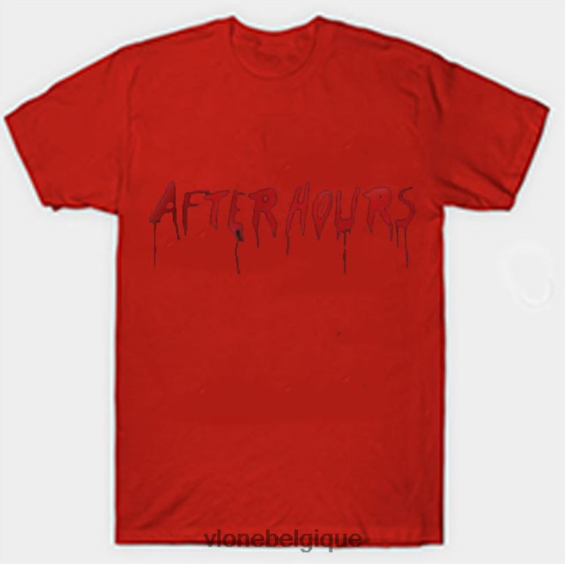 être Vlone Hommes le week-end après les heures d'ouverture, t-shirt goutte à goutte acide 6V4D333 haut