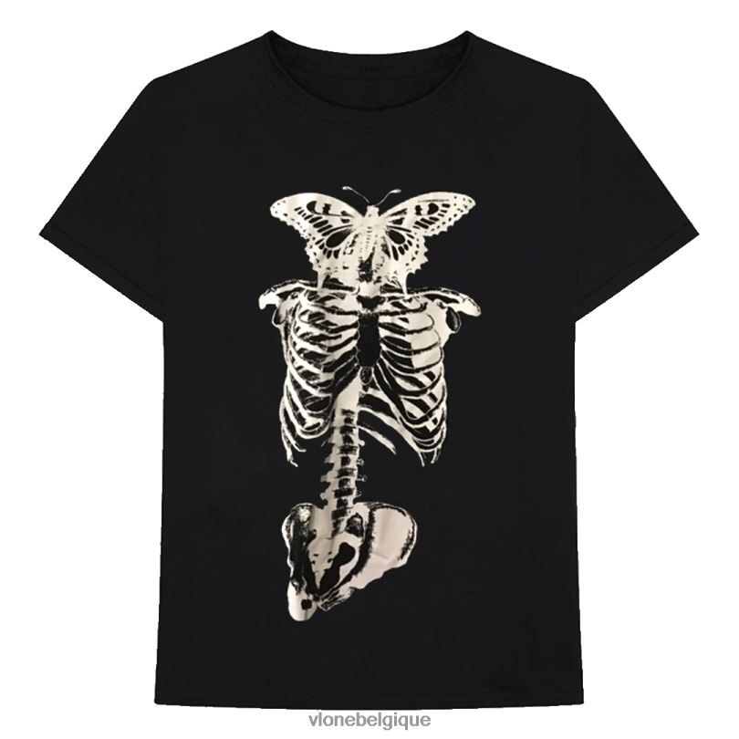 être Vlone Hommes playboy carti tour 2017 t-shirt noir 6V4D162 haut