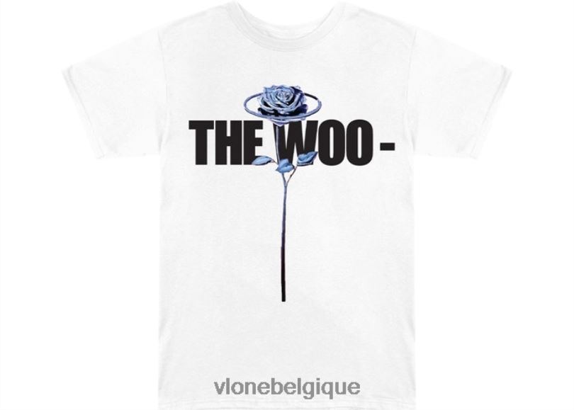 être Vlone Hommes pop fumer le t-shirt woo 6V4D311 haut