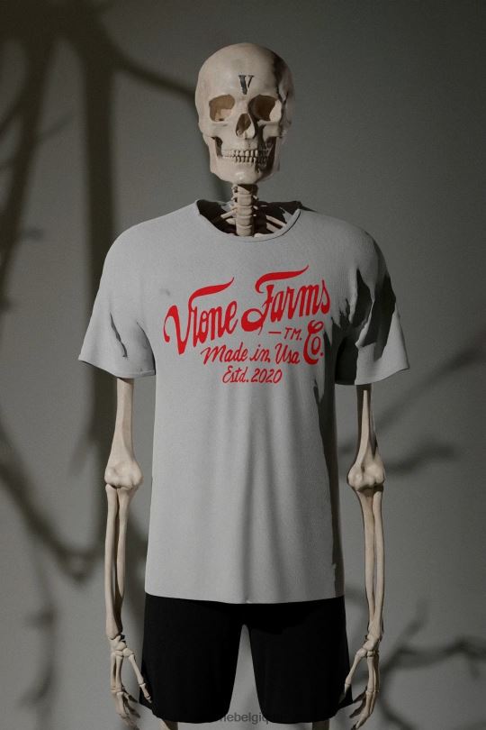 être Vlone Hommes récolter et semer un t-shirt 6V4D102 haut