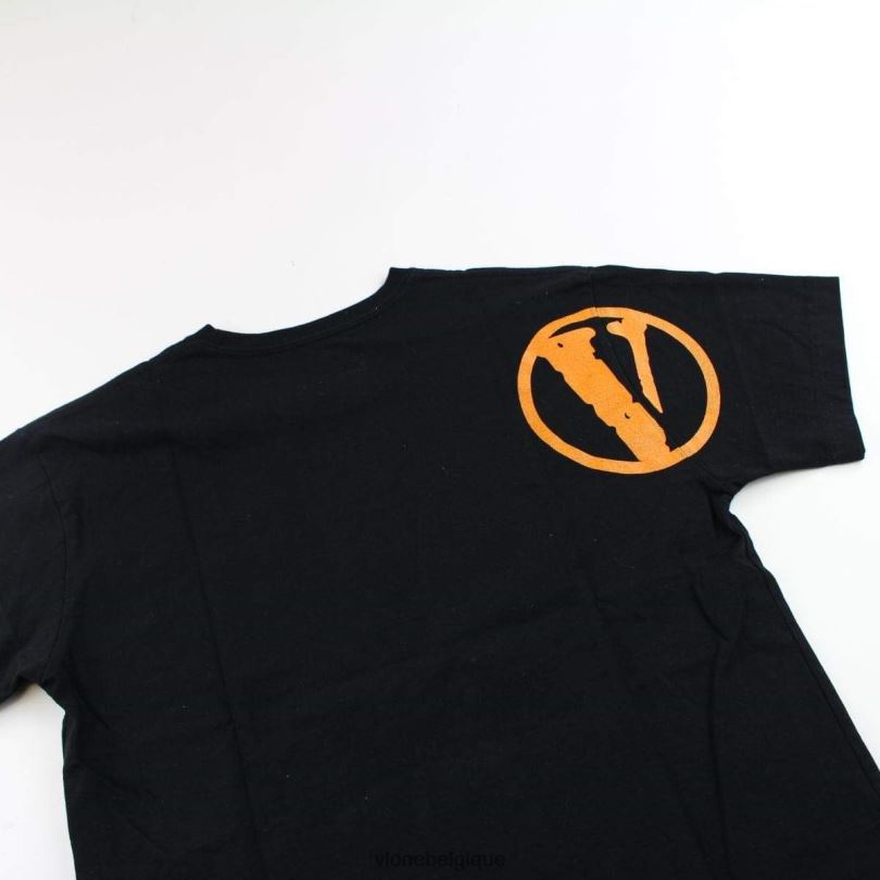 être Vlone Hommes t-shirt avec logo crâne de quartier 6V4D254 haut