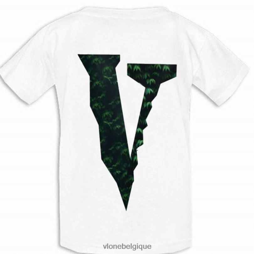 être Vlone Hommes t-shirt avec logo d'arbre de plantes 6V4D305 haut