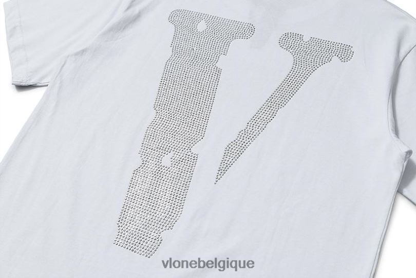 être Vlone Hommes t-shirt avec logo de forage d'amis 6V4D368 haut