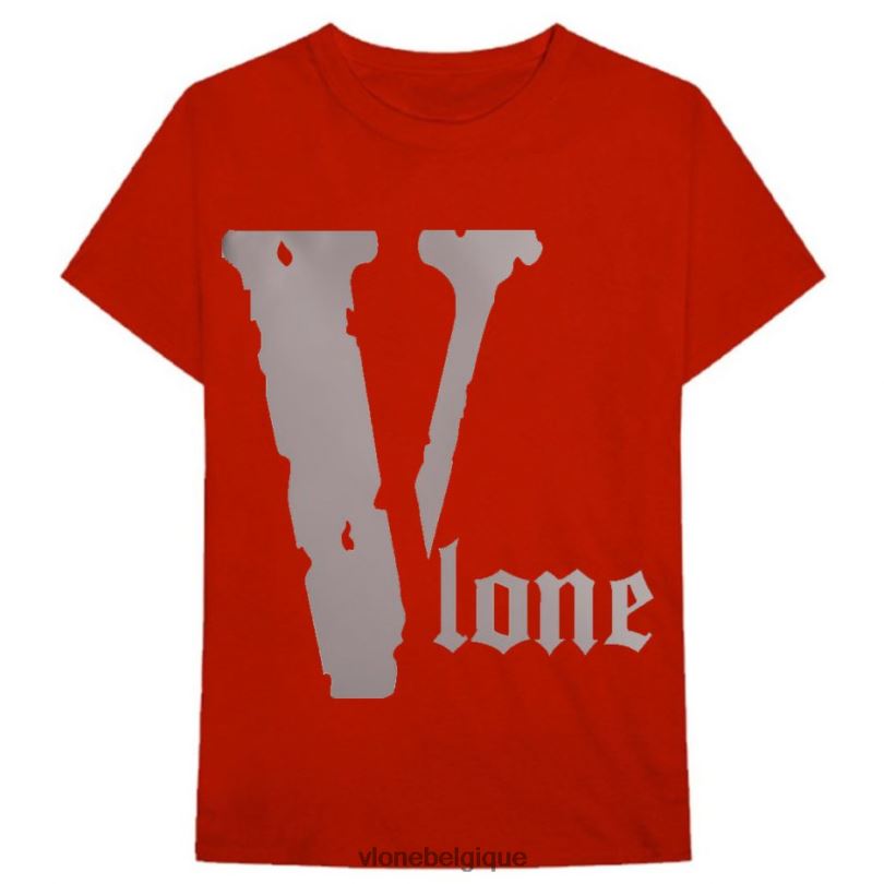 être Vlone Hommes t-shirt avec logo le plus vendu 6V4D304 haut