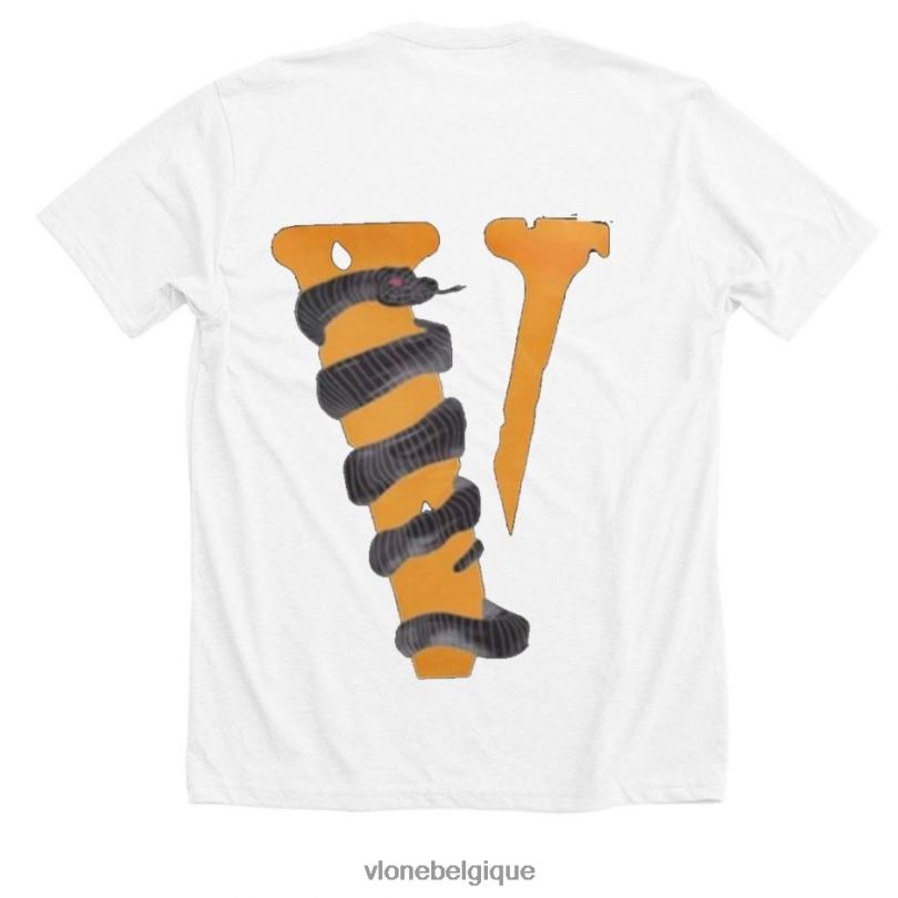 être Vlone Hommes t-shirt à base de serpent 6V4D288 haut
