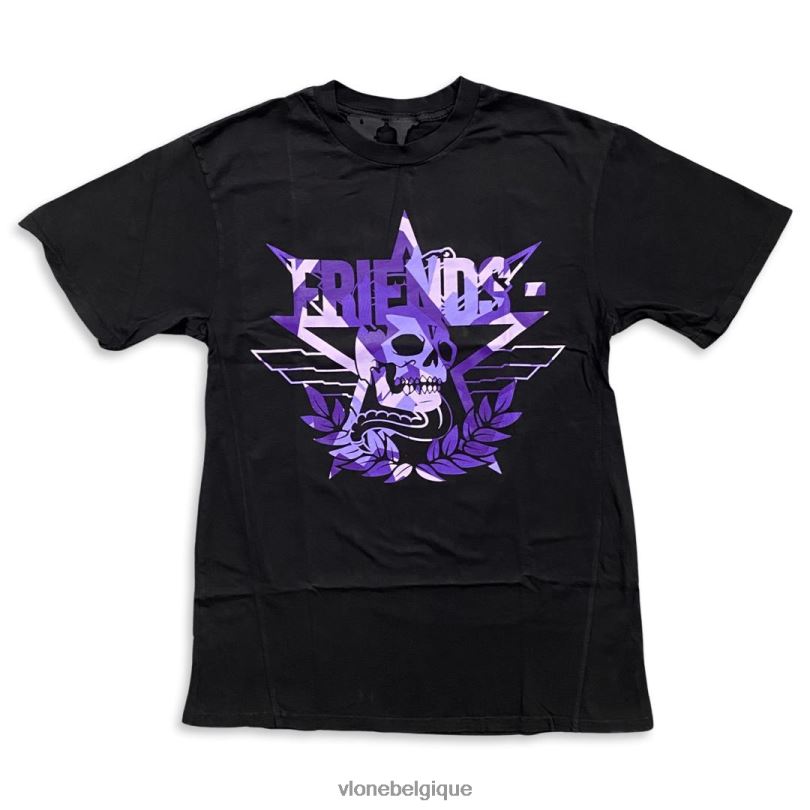 être Vlone Hommes t-shirt camouflage violet call of duty 6V4D259 haut