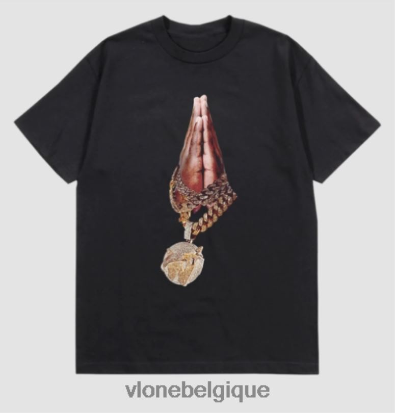 être Vlone Hommes t-shirt chaîne de fumée pop 6V4D130 haut