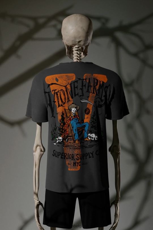 être Vlone Hommes t-shirt d'agriculteur de membres lâches 6V4D99 haut