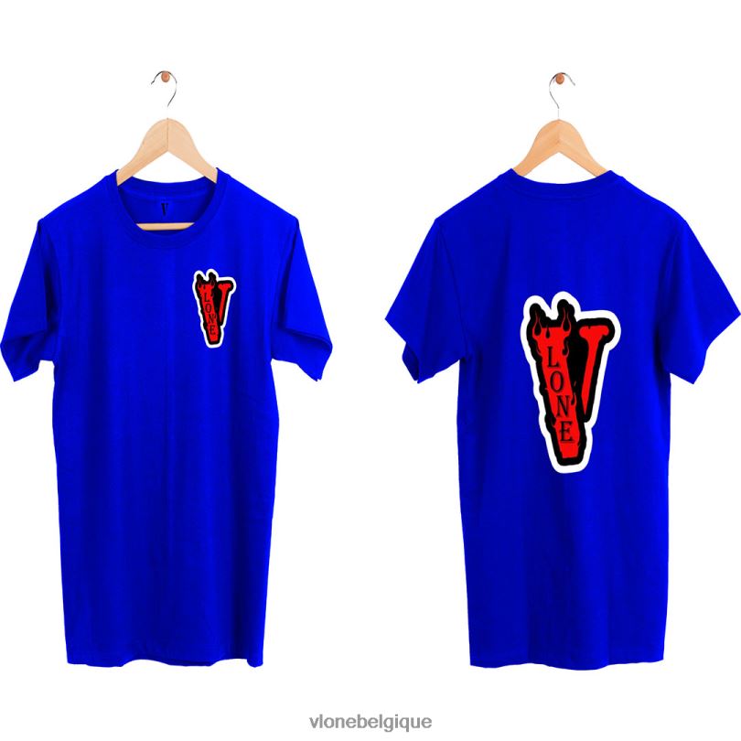 être Vlone Hommes t-shirt de mode de base 6V4D317 haut