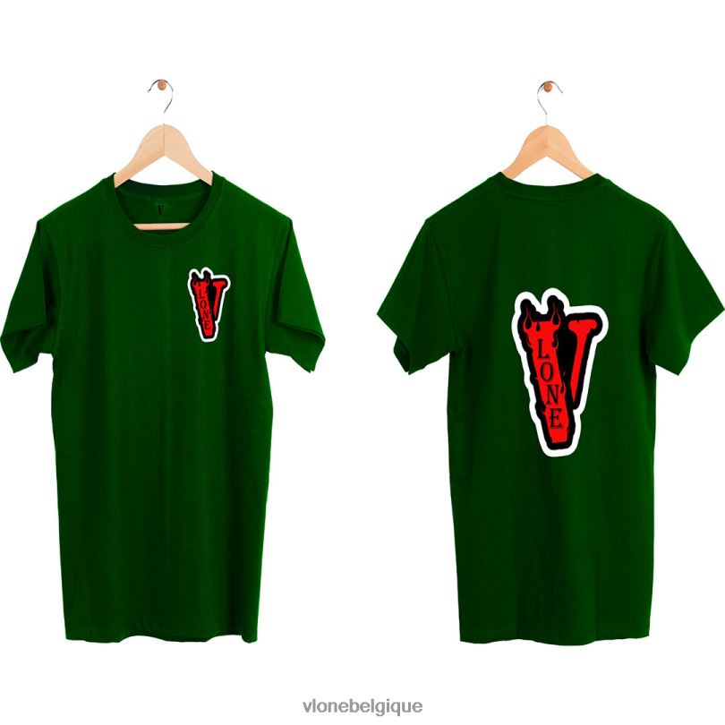 être Vlone Hommes t-shirt de mode de base 6V4D317 haut
