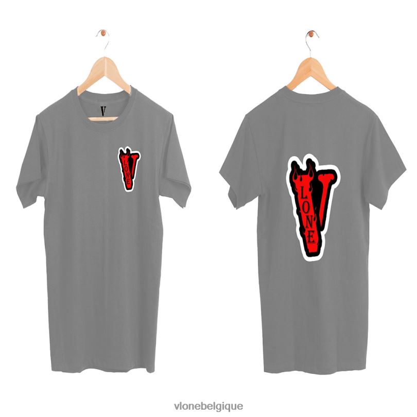 être Vlone Hommes t-shirt de mode de base 6V4D317 haut