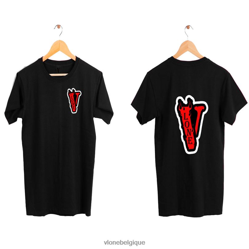 être Vlone Hommes t-shirt de mode de base 6V4D317 haut