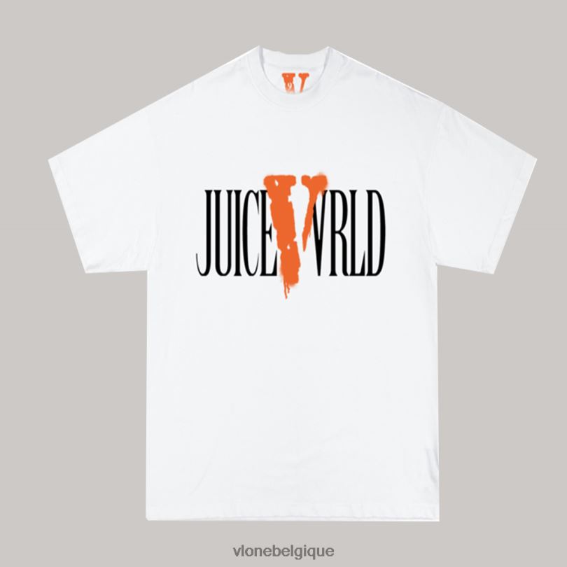 être Vlone Hommes t-shirt du monde des jus 6V4D154 haut