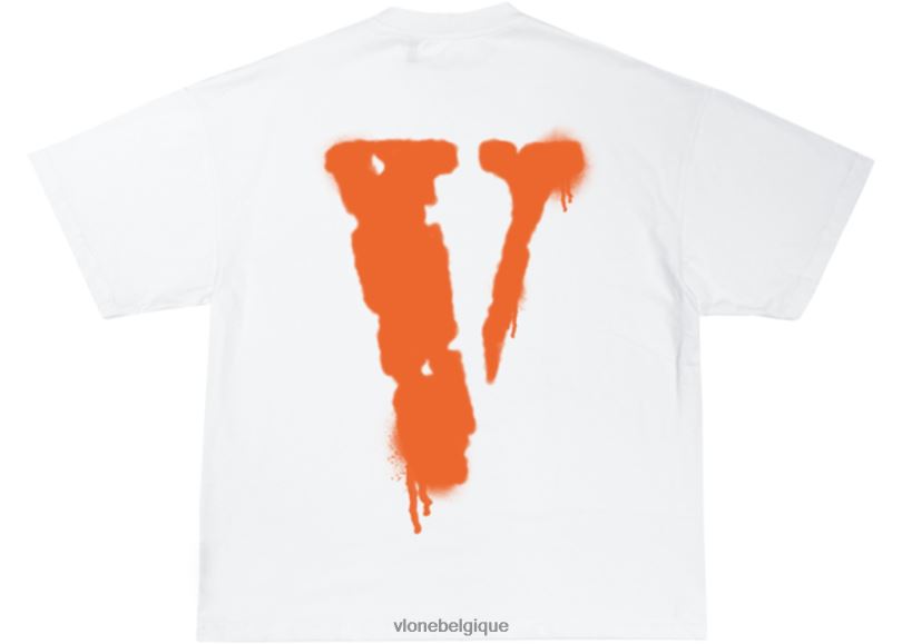 être Vlone Hommes t-shirt du monde des jus 6V4D154 haut