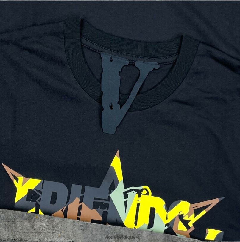 être Vlone Hommes t-shirt en coton des amis de Call of Duty 6V4D258 haut